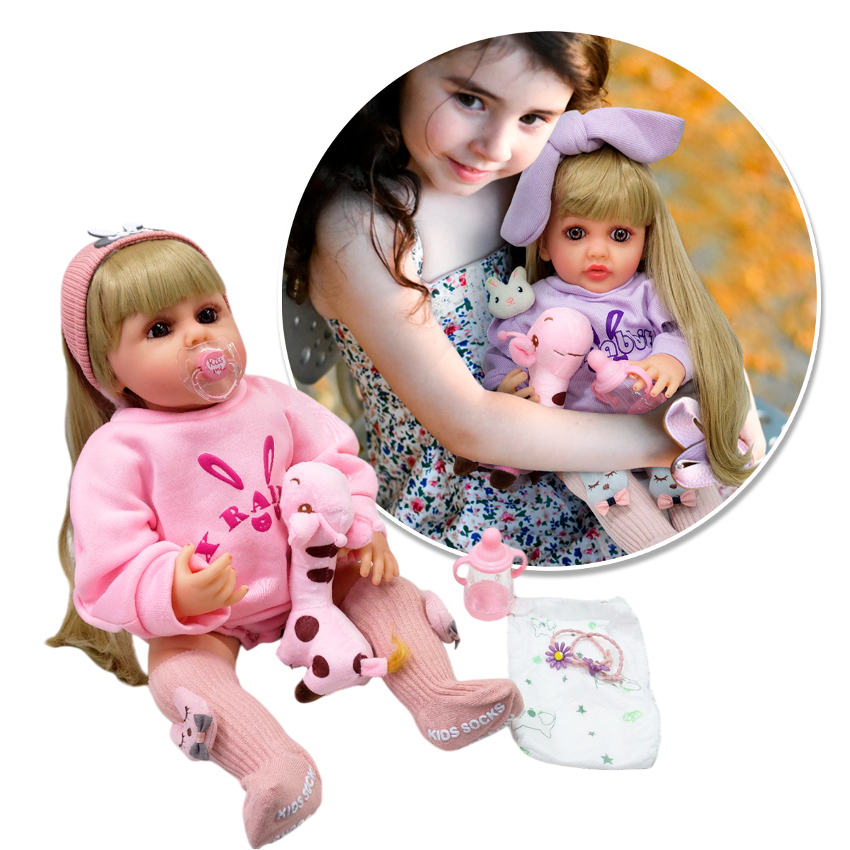 Muñeca Bebe Realista Didactica YJ9313